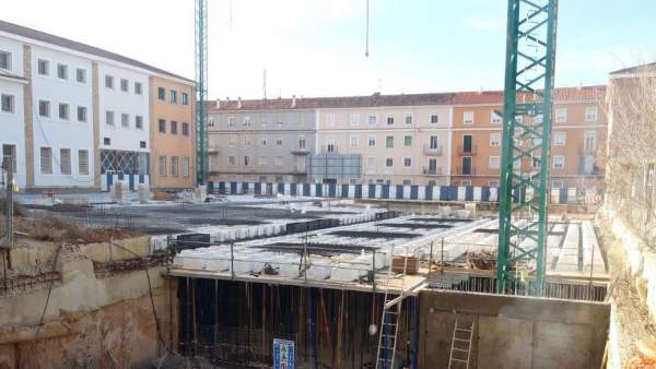 Obras del parking Astrana Marín en Cuenca Obras del parking Astrana Marín en Cuenca