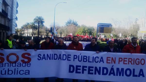 Manifestación sanidad Santiago de Compostela Manifestación sanidad Santiago de Compostela