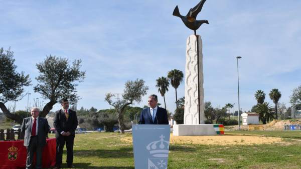 Inauguración del monumento al camino del Rocío Inauguración del monumento al camino del Rocío