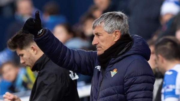 Quique Setién. Quique Setién.