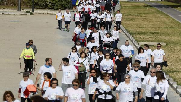 Caminata por el 50 aniversario del Hospital La Fe Caminata por el 50 aniversario del Hospital La Fe