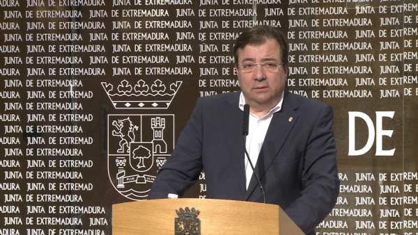 El presidente de la Junta, Guillermo Fernández Vara El presidente de la Junta, Guillermo Fernández Vara