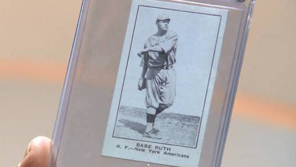 Cromo del jugador de béisbol Babe Ruth Cromo del jugador de béisbol Babe Ruth