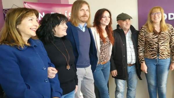 Pablo Fernández durante el acto en Ponferrada. Pablo Fernández durante el acto en Ponferrada.