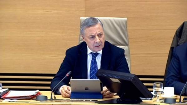 El exministro de Fomento, José Blanco, en una comparecencia. El exministro de Fomento, José Blanco, en una comparecencia.