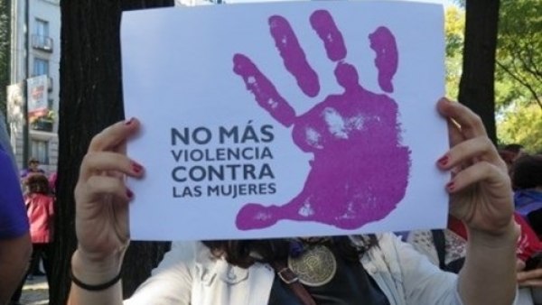 Cartel 'No más violencia de género' Cartel 'No más violencia de género'