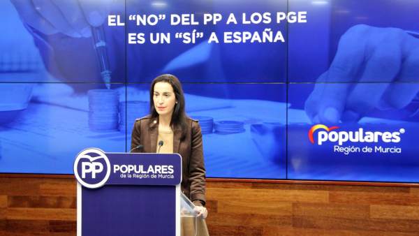 La portavoz del PP de la Región de Murcia, Nuria Fuentes La portavoz del PP de la Región de Murcia, Nuria Fuentes