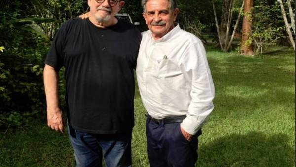 Miguel Ángel Revilla y Silvio Rodríguez Miguel Ángel Revilla y Silvio Rodríguez