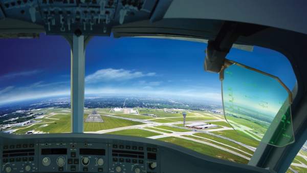 Cabina de avión, imagen recurso. Cabina de avión, imagen recurso.