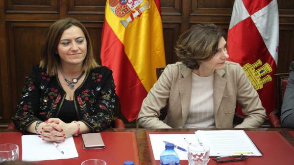 Barcones e Isabel Oliver en Soria Barcones e Isabel Oliver en Soria
