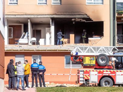 Explosión de gas en Burgos