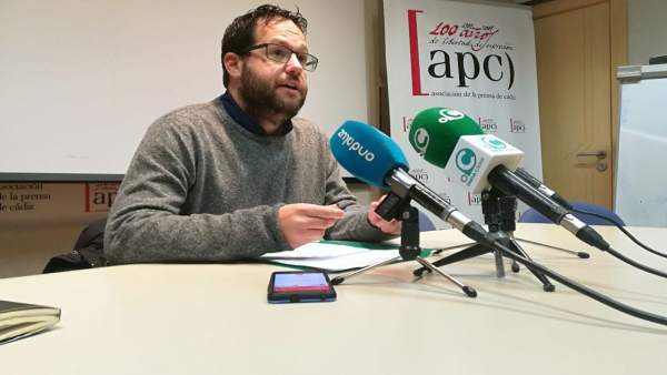 El coordinador de Podemos Cádiz, José Ignacio García El coordinador de Podemos Cádiz, José Ignacio García