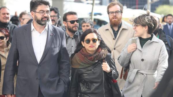 La edil de Ahora Madrid Rommy Arce llega a los juzgados de Madrid para declarar La edil de Ahora Madrid Rommy Arce llega a los juzgados de Madrid para declarar