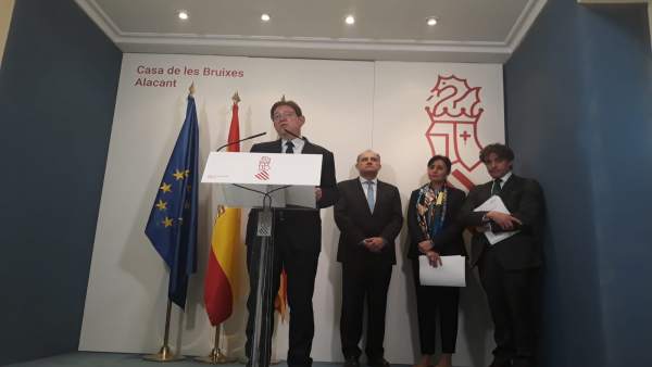 Puig sobre possible avançament electoral: "Cal anar partit a partit i hui s'està debatent el principi dels PGE" Puig sobre possible avançament electoral: "Cal anar partit a partit i hui s'està debatent el principi dels PGE"
