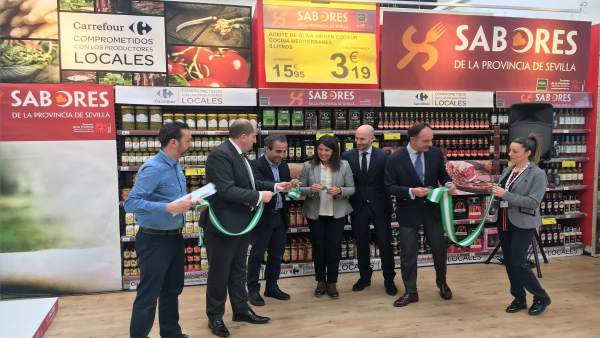 Sabores de la Provincia de Sevilla en el Carrefour de Camas Sabores de la Provincia de Sevilla en el Carrefour de Camas
