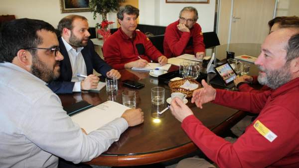 Conseller de Agricultura, Vicenç Vidal, con el director del OAPN, J.J. Areces Conseller de Agricultura, Vicenç Vidal, con el director del OAPN, J.J. Areces