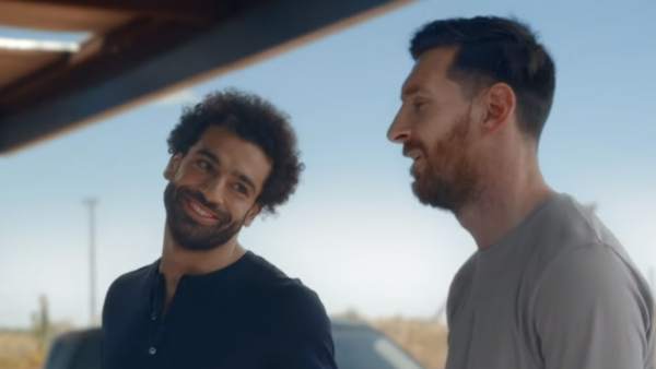 Messi y Salah Messi y Salah