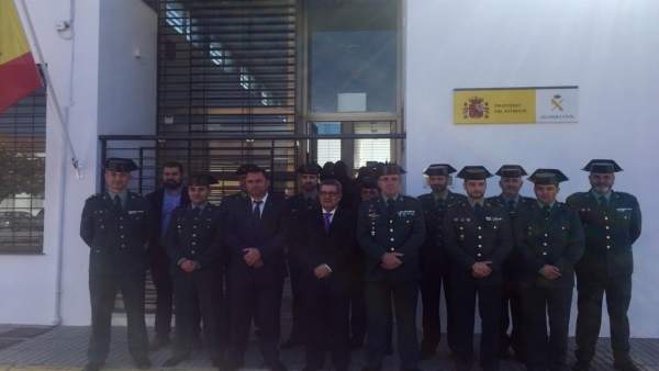 Carlos Toscano Sánchez visita a la Guardia Civil de Badolatosa Carlos Toscano Sánchez visita a la Guardia Civil de Badolatosa