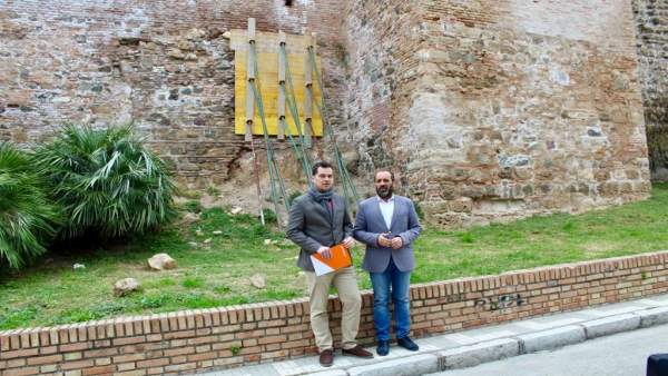 Juan Cassá y Alejandro Carballo de Cs Málaga Juan Cassá y Alejandro Carballo de Cs Málaga