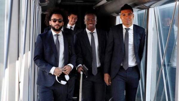 Marcelo, Vinícius y Casemiro Marcelo, Vinícius y Casemiro