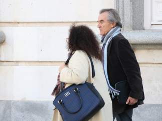 El profesor Javier Pérez Royo entrando en el Supremo.