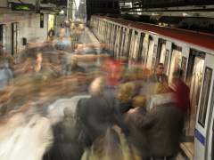 Andén de la L1 del Metro de Barcelona.
