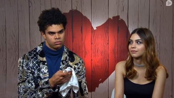 Yeray y Ane, en 'First dates'. Yeray y Ane, en 'First dates'.