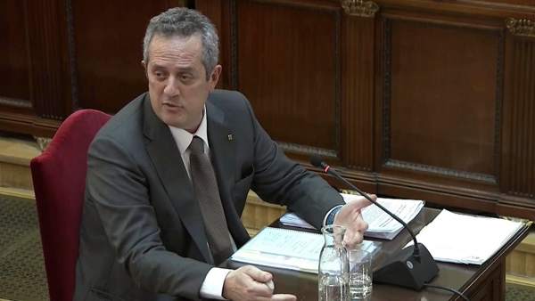 Joaquim Forn, durante su declaración. Joaquim Forn, durante su declaración.