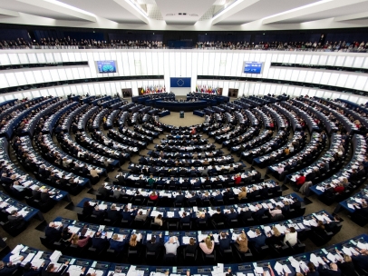 Sesión del Parlamento Europeo en Estrasburgo