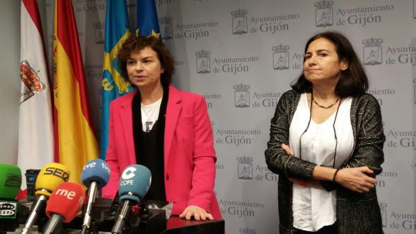 MONTSERRAT LÓPEZ, CONCEJALA EDUCACIÓN DE GIJÓN Y LIDIA PARRA, DE LA FUNDACIÓN CT MONTSERRAT LÓPEZ, CONCEJALA EDUCACIÓN DE GIJÓN Y LIDIA PARRA, DE LA FUNDACIÓN CT