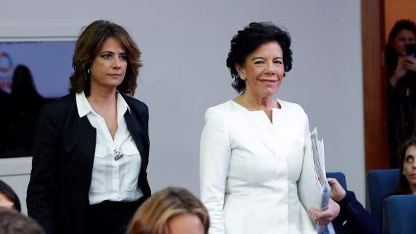 Celaá y Delgado, en el Consejo de Minisitros Celaá y Delgado, en el Consejo de Minisitros