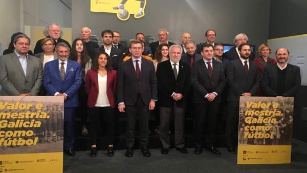 Presentación de la exposición 'Valor e mestría. Galicia como fútbol' Presentación de la exposición 'Valor e mestría. Galicia como fútbol'