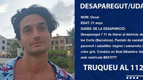 Joven desaparecido Joven desaparecido