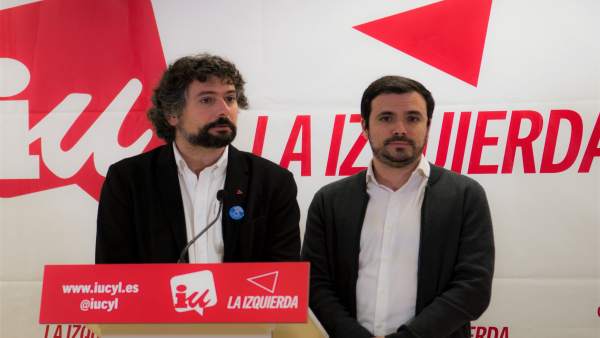 Valladolid.- José Sarrión y Alberto Garzón Valladolid.- José Sarrión y Alberto Garzón