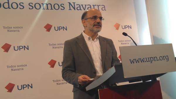 El parlamentario de UPN Alberto Catalán El parlamentario de UPN Alberto Catalán