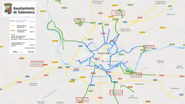 17 De Abril De 2019. Np Carril Bici Ayuntamiento De Salamanca (Gráficos Y Audio 17 De Abril De 2019. Np Carril Bici Ayuntamiento De Salamanca (Gráficos Y Audio
