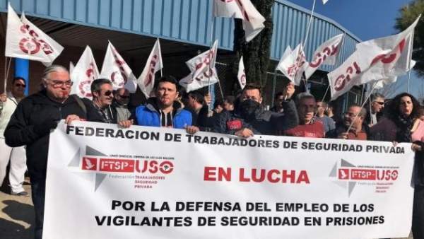 Concentración Seguridad Privada Cárcel de Palma Concentración Seguridad Privada Cárcel de Palma