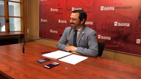 El concejal de Hacienda del Ayuntamiento de Soria, Javier Muñoz El concejal de Hacienda del Ayuntamiento de Soria, Javier Muñoz