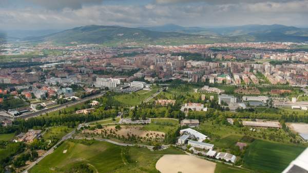 Panorámica del capus de la Universidad de Navarra Panorámica del capus de la Universidad de Navarra