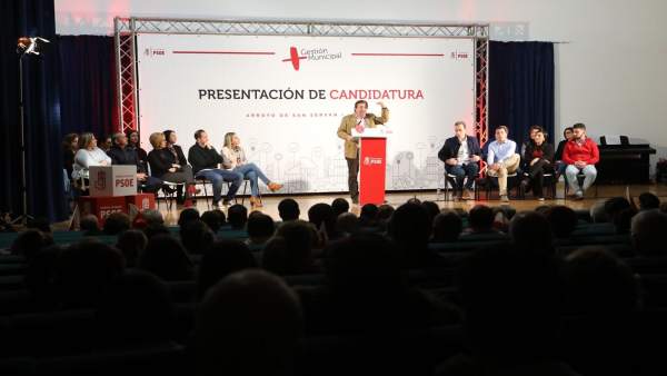 Presidente de la Junta, Guillermo Fernández Vara en un acto público Presidente de la Junta, Guillermo Fernández Vara en un acto público