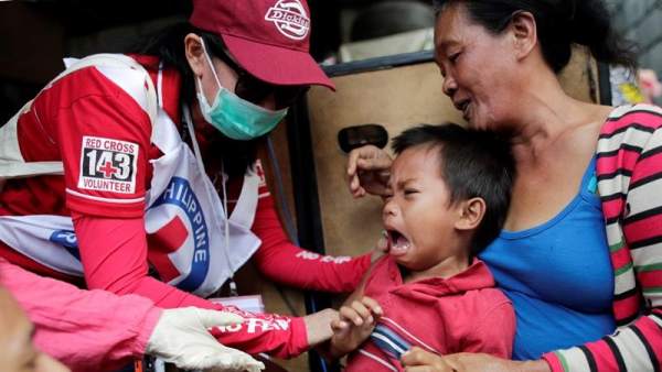 Vacunación contra el sarampión en Filipinas Vacunación contra el sarampión en Filipinas