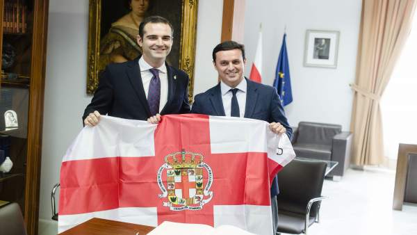 El alcalde de Almería y el presidente de la Diputación de Almería El alcalde de Almería y el presidente de la Diputación de Almería