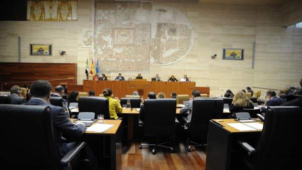 Pleno en la Asamblea de Extremadura- ARCHIVO Pleno en la Asamblea de Extremadura- ARCHIVO