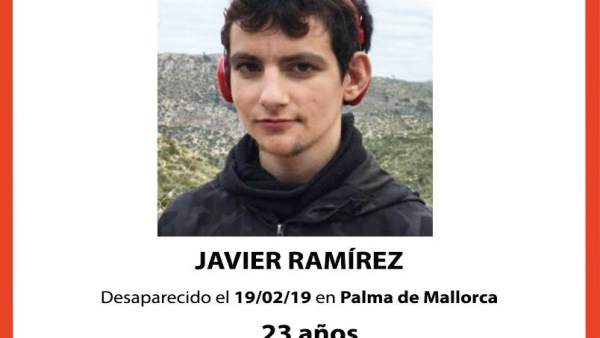 Joven de 23 años desaparecido en Palma Joven de 23 años desaparecido en Palma