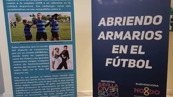 Exposición 'Abriendo armarios en el deporte' Exposición 'Abriendo armarios en el deporte'