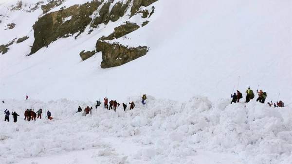 Avalancha en Suiza Avalancha en Suiza