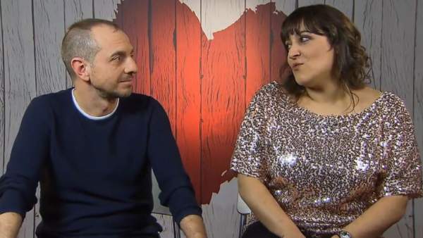 Domingo y Nerea, en 'First dates'. Domingo y Nerea, en 'First dates'.