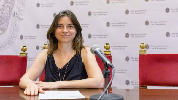 La edil de Vamos Granada Marta Gutiérrez La edil de Vamos Granada Marta Gutiérrez