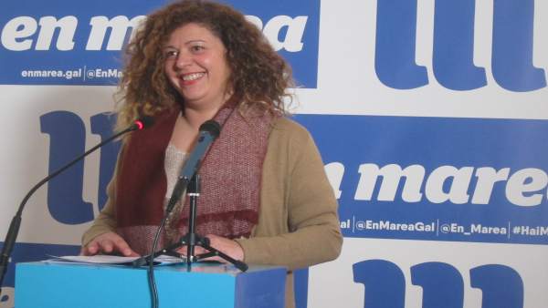 La portavoz de la coordinadora de En Marea, Ana Seijas La portavoz de la coordinadora de En Marea, Ana Seijas