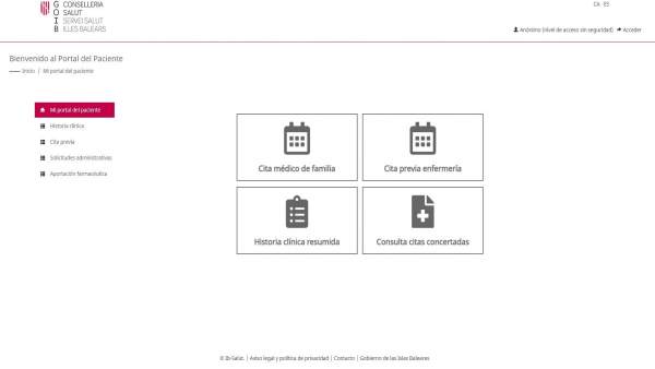 El nuevo portal del paciente del Servicio de Salud El nuevo portal del paciente del Servicio de Salud